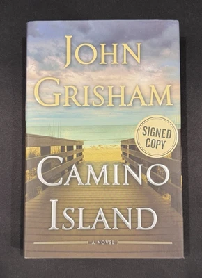 Camino Island SIGNED by John Grisham 1st Edition Hardcover Book 2017 - Image 1 of 4