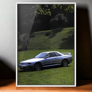 90s Vintage Ad Nissan Skyline GT-R stickers OEM BNR32 R32 GTR NISMO - Picture 1 of 3