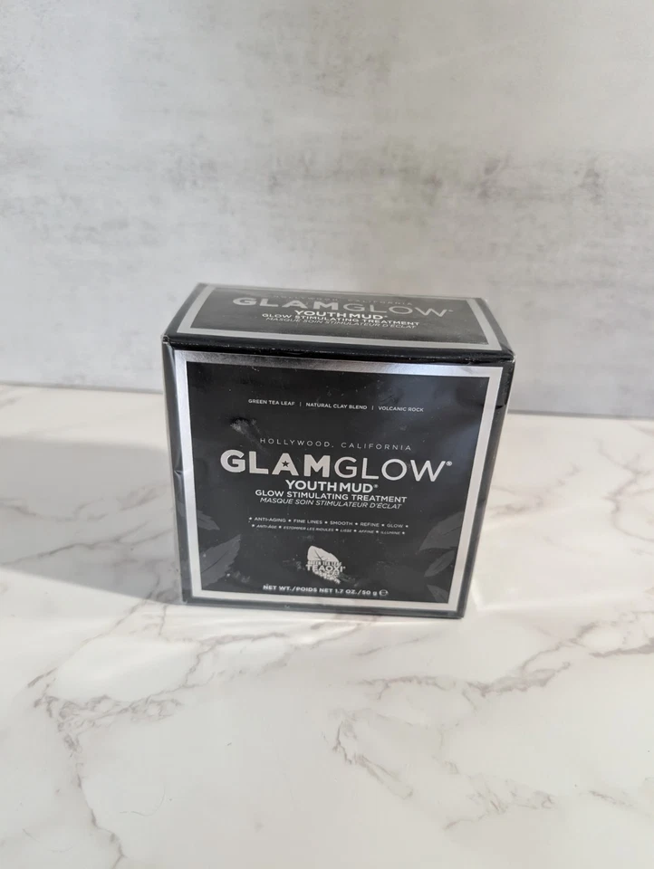 Máscara de lama antienvelhecimento GLAMGLOW Youthmud Glam Glow Stimulating Treatment 1,7 oz NOVA! - Imagem 1 de 4