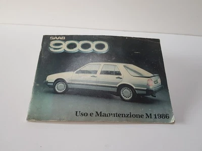 Libretto manuale uso e manutenzione Saab 9000 serie del 1986 originale non copia - Immagine 1 di 4