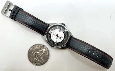 TOMMY BAHAMA RLX1074 S301 WR Relax Watch Mens NEW BATT w/ Date Leather Band - Image 1 of 4