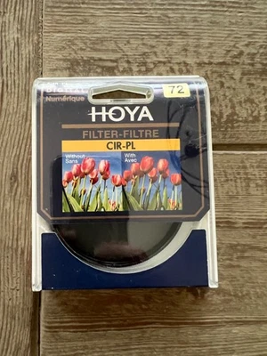 NEW IN BOX HOYA 72mm Circular Polarizer Camera Filter CIR-PL CPL 72 mm - Image 1 of 2