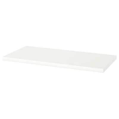IKEA LINNMON Desk Table Top 100x45cm Shelf Pre-Drilled No Legs Included White