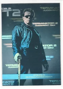 1991 Impel Arnold Schwarzenegger Terminator 2 JUDGMENT DAY Einsatz Hologramm Karte - Bild 1 von 1
