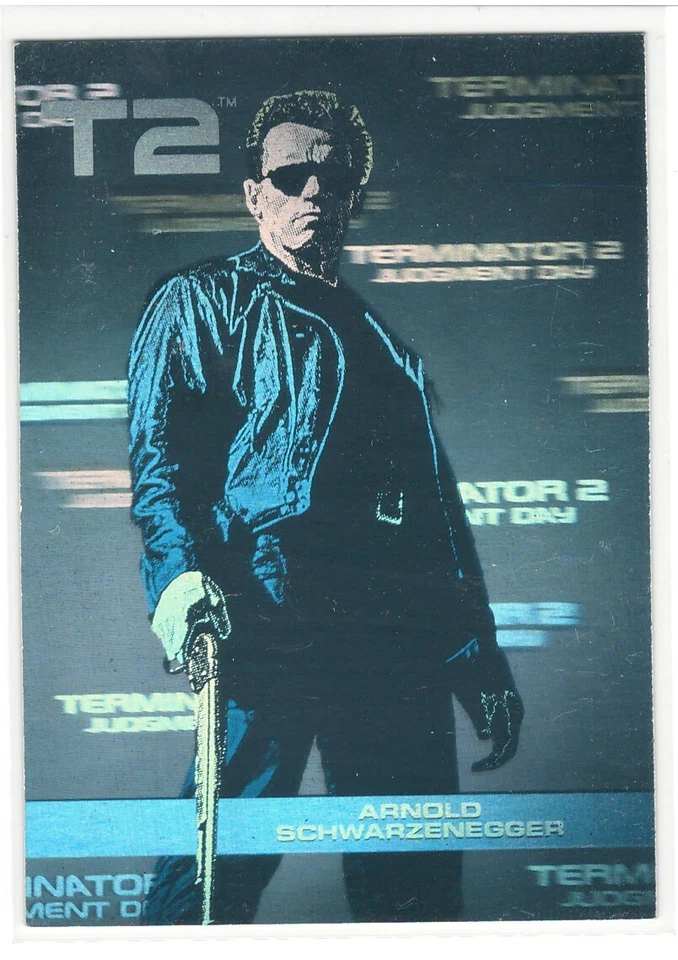 1991 Impel Arnold Schwarzenegger Terminator 2 JUDGMENT DAY Insert Hologram Card - Image 1 of 1