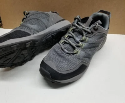 Zapatillas deportivas Lands End Trekker con cordones grises negras para mujer talla 8B Foto 1 de 3