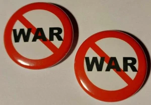 1x Anti War Button Frieden Gegen Krieg FCK Grüne FCK NATO BSW Peace Socialist - Imagen 1 de 1