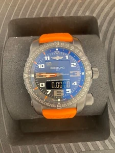 Breitling The Emergency II Men's Watch Limited Edition 1 of 25 Orange - Picture 1 of 12