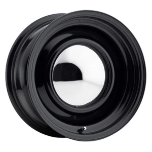 1 Boyd Coddington 15x6 5X4.50 / 5X4.75 +03 61B Smoothie Gloss Black Wheel Rim - Picture 1 of 3