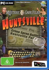 MYSTERY CASE FILES Huntsville PC CD-ROM HIDDEN OBJECT GAME BIG FISH Games - Picture 1 of 2