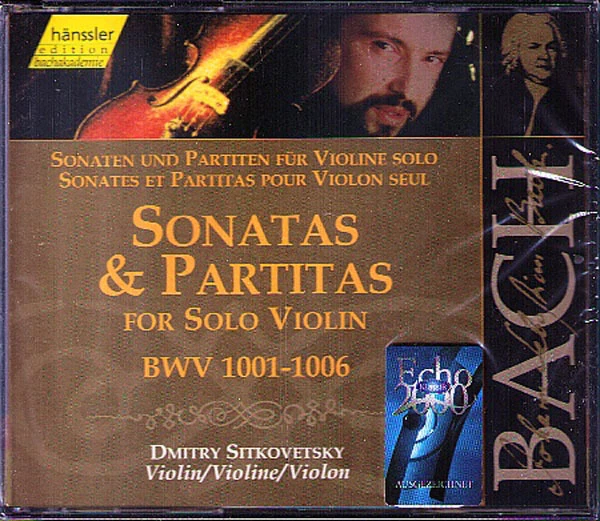 Dmitry SITKOVETSKY: BACH Solo Violin Sonatas & Partitas 2CD Partiten Sonaten NEU - Bild 1 von 1