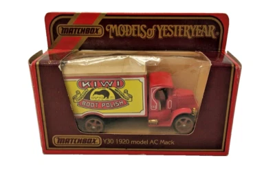 Neu OVP Matchbox Yesteryear Mack AC 1920 KIWI Boot Polish Y30 2.Wahl * - Bild 1 von 3