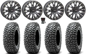 System 3 SB-4 15" Wheels Black (6+1) 32" RocScraper Tires RZR XP 1000 / PRO XP - Picture 1 of 4