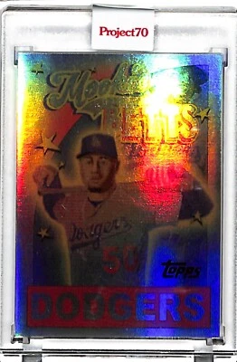 2021 TOPPS PROJECT 70 #672 - MOOKIE BETTS BY MARKET -  RAINBOW FOIL 49/70 - Image 1 of 3