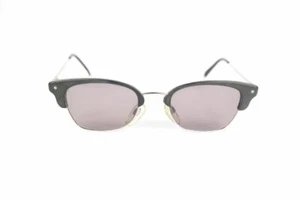 Vintage Metzler 5771 536 46 16 Silver/Black Oval Sunglasses NOS - Picture 1 of 6