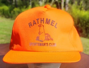 Cappello da caccia arancione Rathmel Sportsman Club snapback berretto da baseball regolabile - Foto 1 di 6