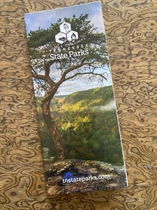 Tennessee State Parks ausklappbare Broschüre vollfarbig NEU - Bild 1 von 4