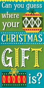 Funny CHRISTMAS Greeting Card WITH MONEY GIFT CARD INSERT by Hallmark + Envelope - Picture 1 of 5