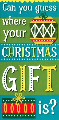 Funny CHRISTMAS Greeting Card WITH MONEY GIFT CARD INSERT by Hallmark + Envelope - Image 1 of 4