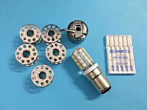 Accessori per macchine da cucire, capsula bobina, bobine, lampada LED ad ago, Singer, Pfaff, AEG - Foto 1 di 6