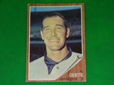 1962 Topps #126 Al Cicotte Houston Colt .45's