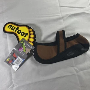 Nufoot Betsy Lou Women's Shoes, Indoor Slippers, Coffee, Small - Picture 1 of 3