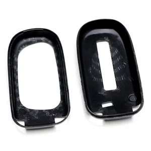 Black Carbon Fiber Pattern Smart Key Holder Fits Dodge Charger Challenger, Jeep - Picture 1 of 6