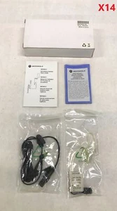 Lot of 14 NEW Motorola NNTN5211 Surveillance PTT Headsets Earbuds Sets NNTN5211B - Picture 1 of 2