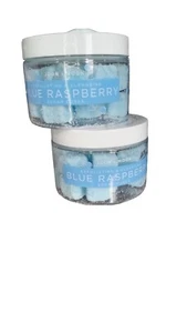 JOON MOON Blue Raspberry Exfoliating Cleansing Sugar Cubes Scrub Set Of Two 14oz - Picture 1 of 6