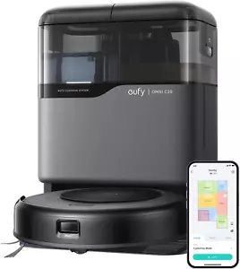 Eufy Robot Vacuum Omni C20, Robot Vacuum and Mop Combo, Self Emptying, Auto Mop - Picture 1 of 7
