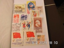 Briefmarken Album mit Marken aus China und Hong Kong