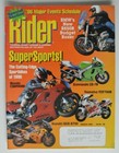 RIDER March 1996 Kawasaki ZX-7R YZF750R Suzuki GSX-R750 Honda CBR900RR BMW R850R