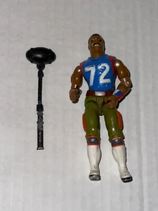 1987 G.I. Figura Completa Joe THE FRIGORÍFICO con Accesorios ARAH FOOTBALL FLAIL Apretada - Imagen 1 de 10
