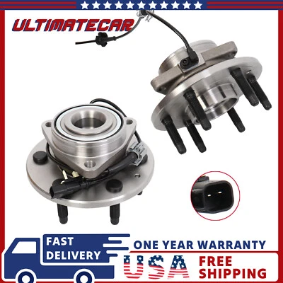 Пара подшипников ступицы переднего колеса для 2007-2013 Chevy Silverado GMC Sierra 1500 Tahoe - Изображение 1 из 4