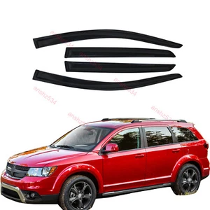 Window Visors fit 2009-2016 Dodge Journey Sun/Rain Guard Vent Shade 4pcs - Picture 1 of 9