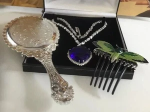 Ciondolo Collana Titanic Iconica forcina cimeli blu cuore oceano donna - Foto 1 di 5