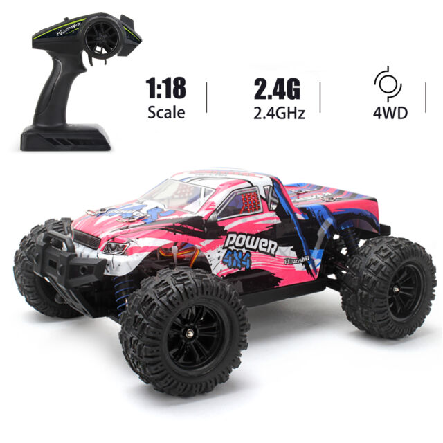 2.4G 4WD RC Car Com Alta Velocidade Corrida Drift, Brinquedos de Carros RC  Spray, 360°Rotating, Brinquedos de Carros de Natal Para Meninos Adultos