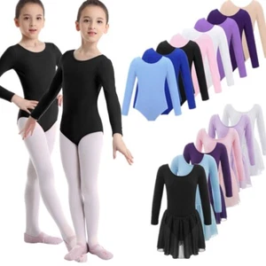 Girls Kids Ballet Dance Tutu Dress Gymnastics Leotard Skirts Ballerina AU - Picture 1 of 138