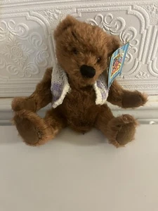 Schöner handgenähter Strickpullover Vintage kleiner 8 Zoll Dan Dee weicher Expressions Bär - Bild 1 von 5