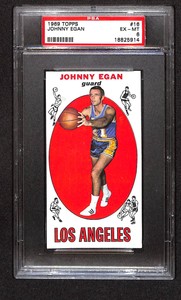 1969 Topps #16 Johnny Egan (EC) PSA 6 EXMT