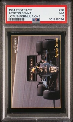 1991 Pro Trac Formula 1 One F1 Ayrton Senna #98 PSA 7 Lotus Pro Trac's Vroom - Image 1 of 2