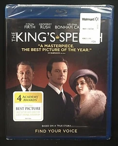 NEW Sealed Blu Ray - THE KINGS SPEECH - Colin Firth - Oscar Best Picture Winner - Picture 1 of 12