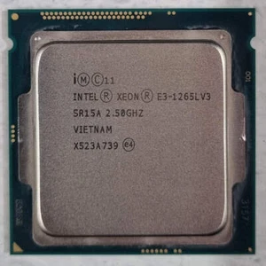Intel Xeon E3-1265L V3 4 Cores 8M Cache 2.50 GHz Processor CPU PN: SR15A - Picture 1 of 1