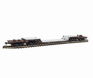 HO WALTHERS 932-5628 GOLD LINE 81' 4 TRUCK DEPRESSED CENTER FLAT CAR CONRAIL CR - Picture 1 of 1