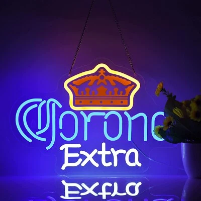 OUTDOOR OPTIONS CO Corona Extra Neon LED Light Sign 17"x12” Eco friendly in stock
