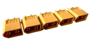 NEW Male XT60 LiPo Battery Connectors (5pcs/bag) - Picture 1 of 5