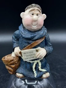 Vintage Merry Monks 3.5" Deliverus MM02 Collectible By Doverdale Designs Ltd - Picture 1 of 7