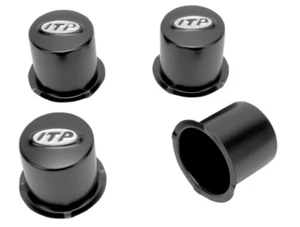 ITP Replacement Delta Wheel Caps 4/110 4PK - Black - SM130BBX - Picture 1 of 4