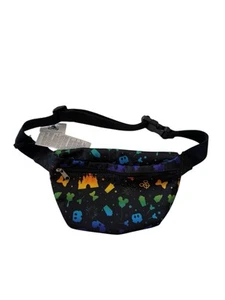 Disney Fanny Pack Adjustable Belt Bag Black Unisex Adults 7x10 New With Tags - Picture 1 of 10