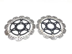 Left Right Front Brake Disc Rotors Set 2013 Ducati Diavel Carbon 3269 x - Picture 1 of 9